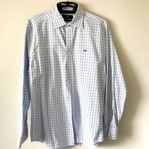 Vineyard Vines Classic Fit Whale Shirt Medium